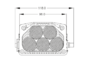 AR-040 ATEX SpotLED afmetingen