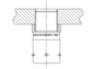 AR-081 ATEX wanddoorvoer - condensafvoer